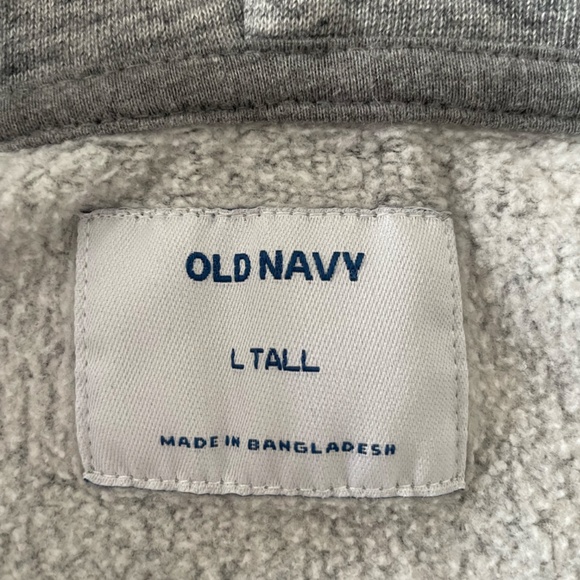 Old Navy grey zip up - Picture 2 of 2